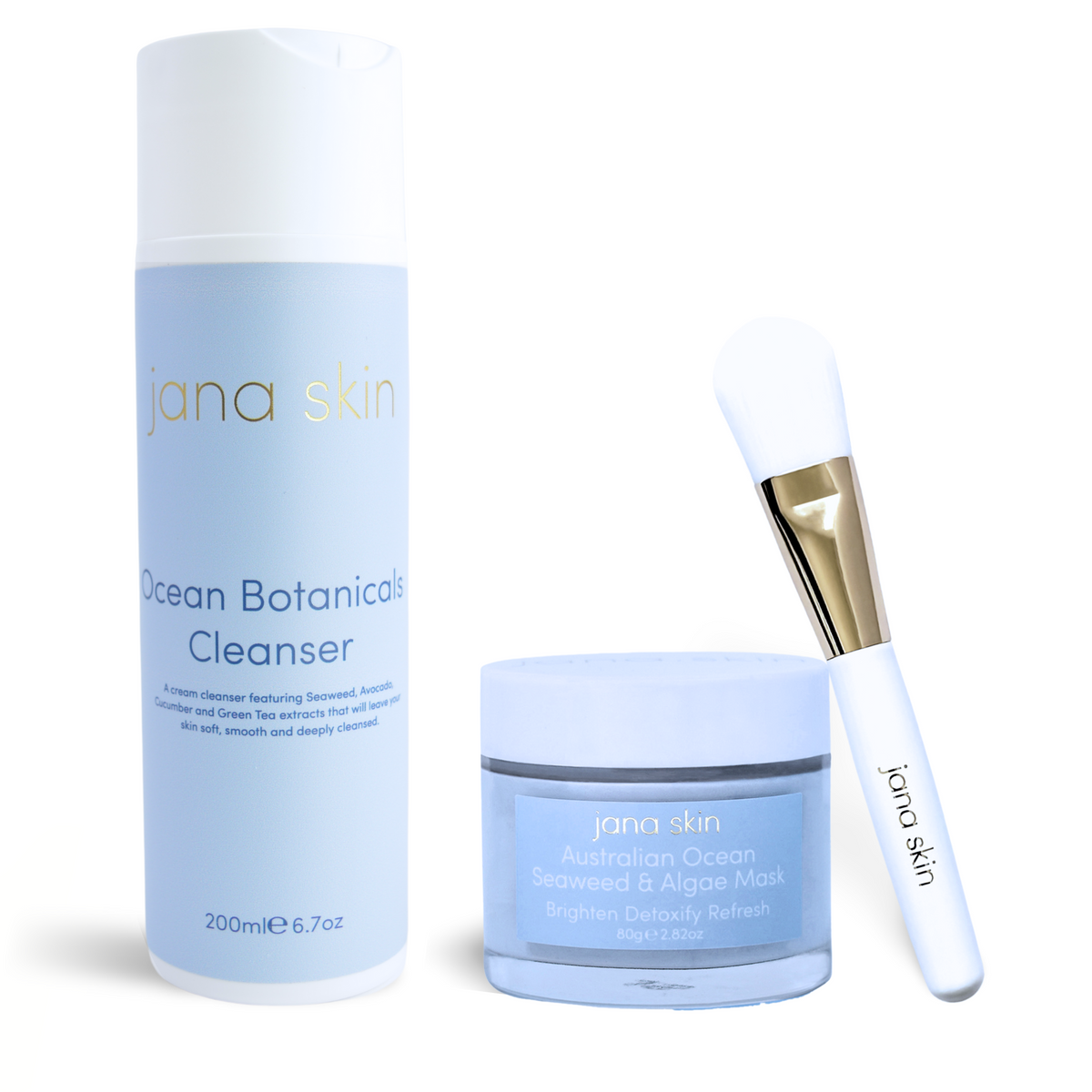 Ocean Botanicals Cleanser + Self Care Mask Bundle – JANA SKIN AU